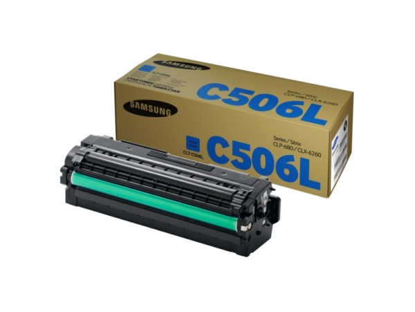 NEW Samsung CLT-C506L Cyan Toner Cartridge Color Laser Printer CLP-680 CLX-6260